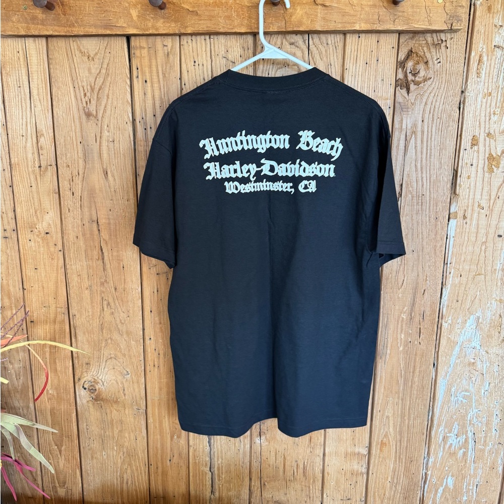 Harley-Davidson Huntington Beach Graphic T-Shirt, Men’s Large, Black - Picture 7 of 11